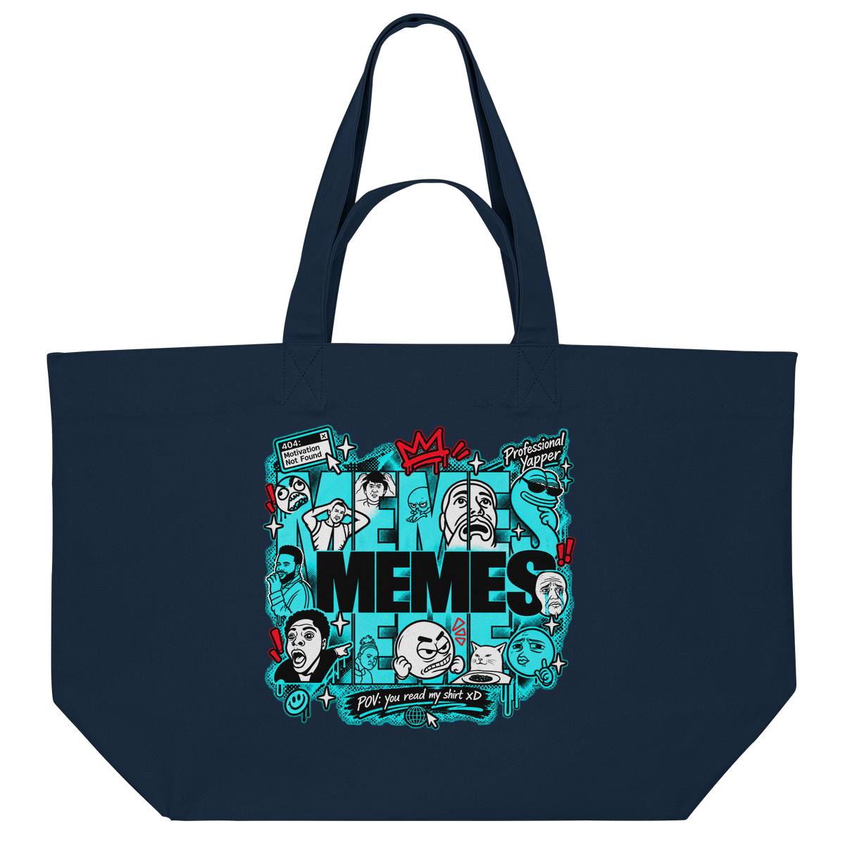 The Meme - Organic Shopping-Bag