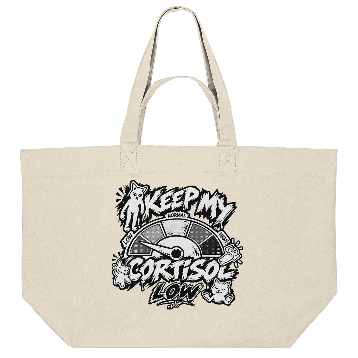 low CORTiSOL - Organic Shopping-Bag
