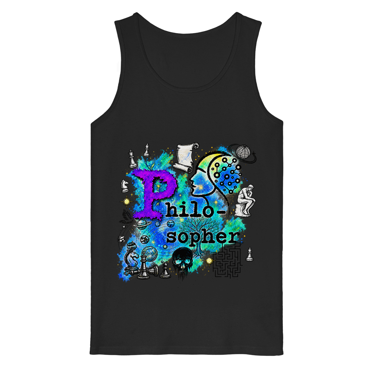 The Philosopher - Organic Tank Top
