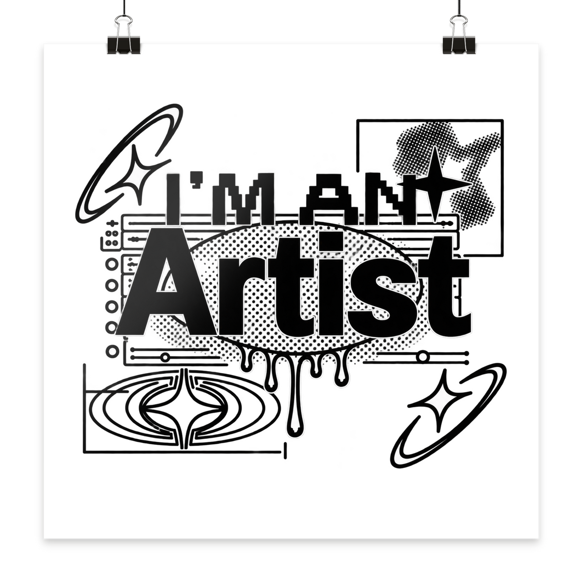 The Artist BASiCS - Poster 20x20