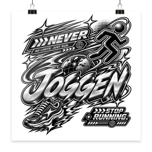 The JoGGer BASiCS - Poster 20x20