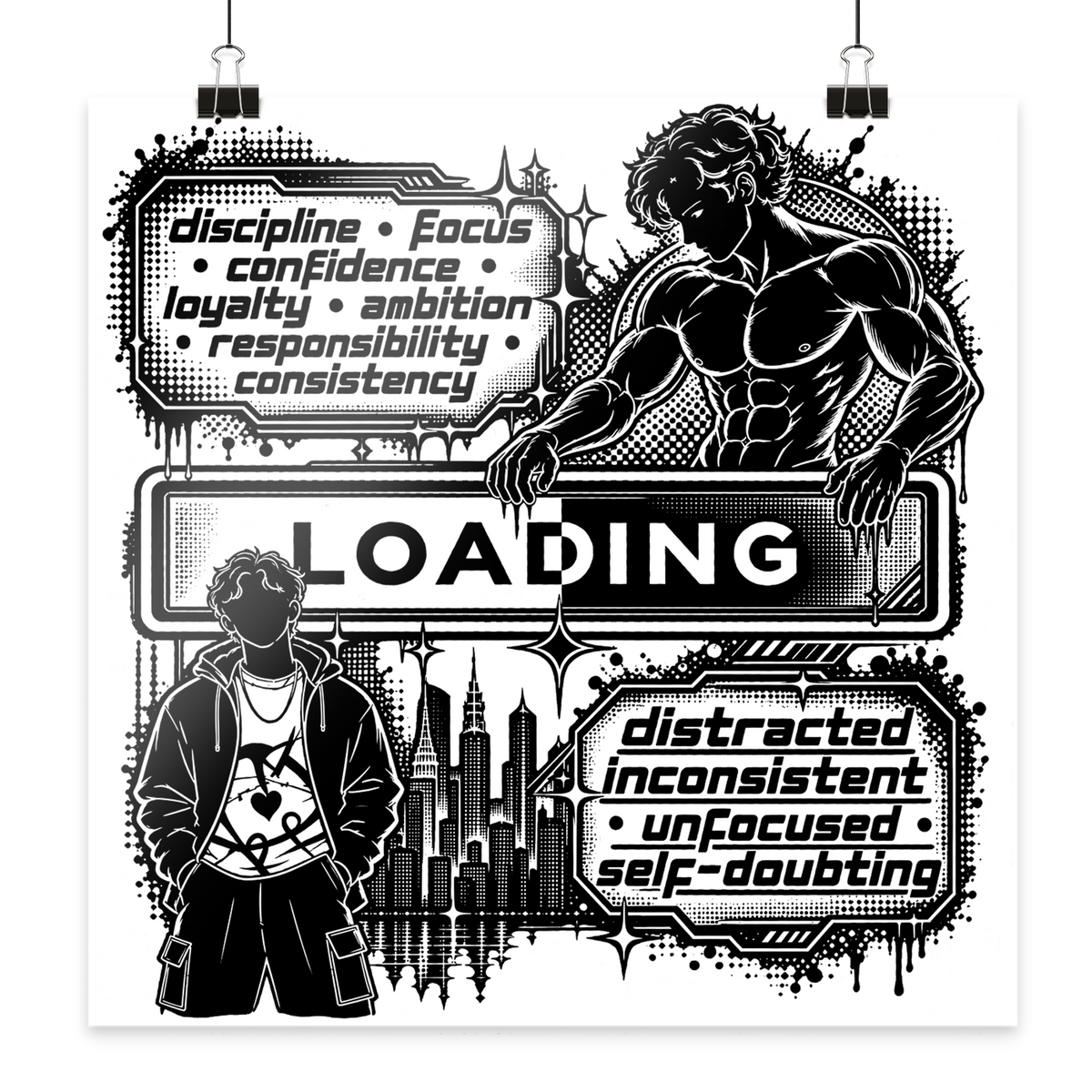 LOADiNG BASiCS - Poster 30x30