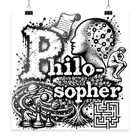 The Philosopher - Poster 30x30