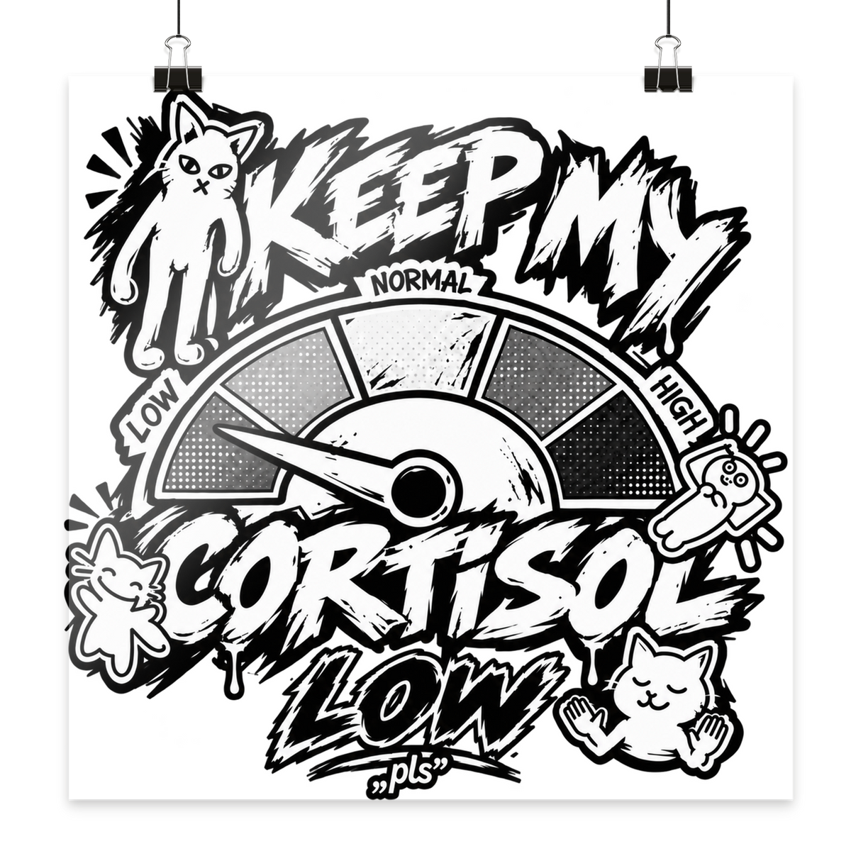 low CORTiSOL - Poster 30x30