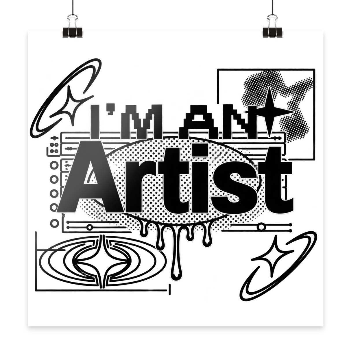 The Artist BASiCS - Poster 30x30