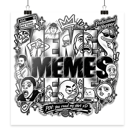 The MEME - Poster 40x40