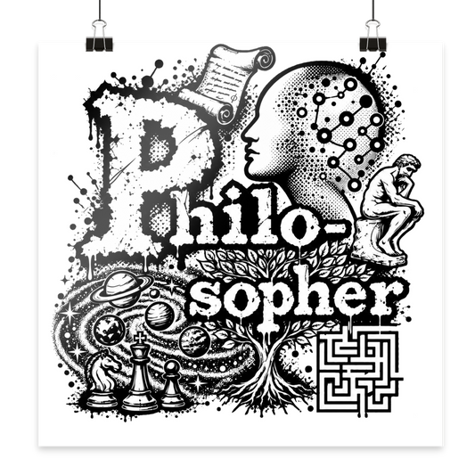 The Philosopher - Poster 40x40