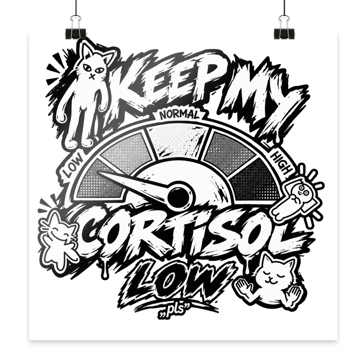 low CORTiSOL - Poster 50x50