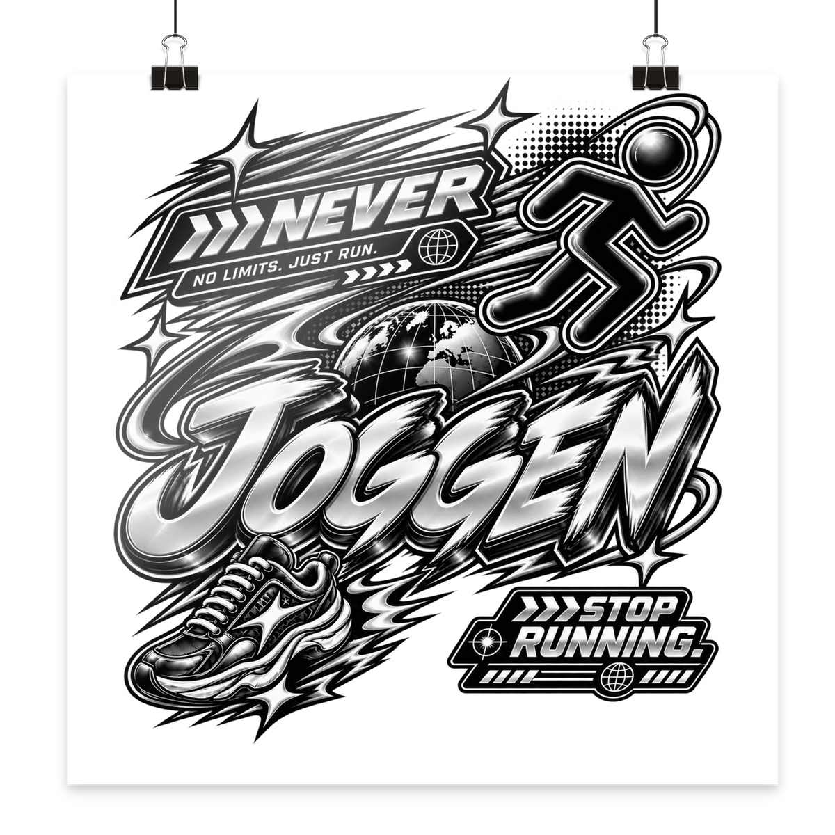 The JoGGer BASiCS - Poster 50x50