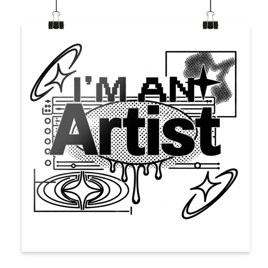 The Artist BASiCS - Poster 60x60