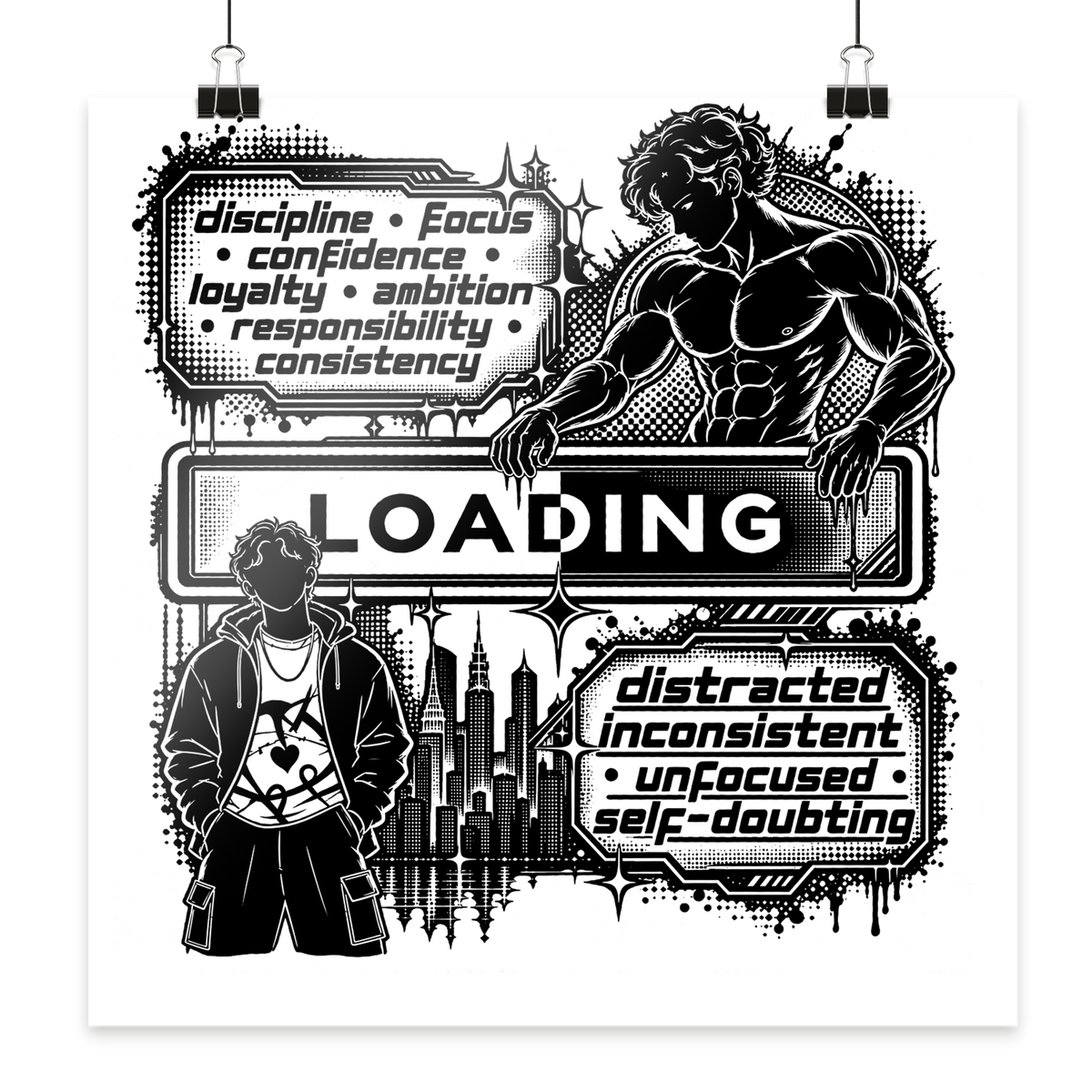 LOADiNG BASiCS - Poster 60x60