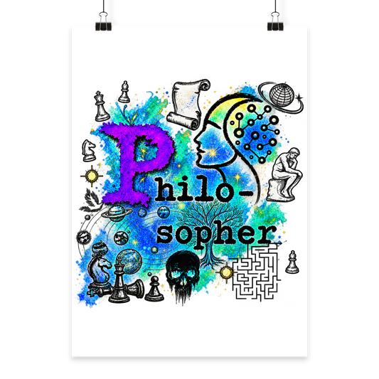 The Philosopher - Poster Din A1 (hoch)