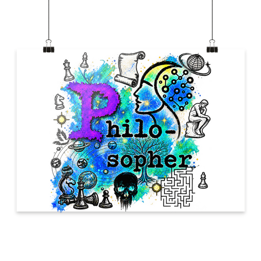 The Philosopher - Poster Din A1 (quer)