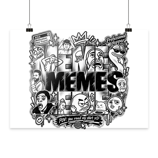The MEME - Poster Din A1 (quer)