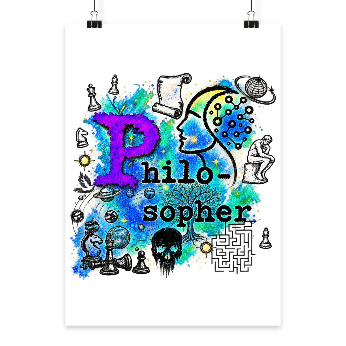 The Philosopher - Poster Din A2 (hoch)