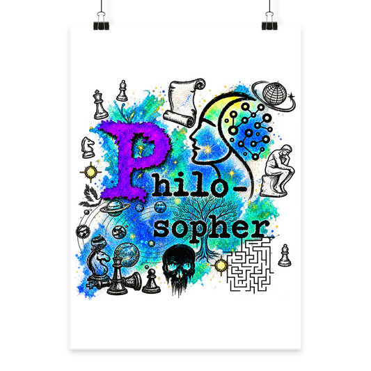 The Philosopher - Poster Din A2 (hoch)