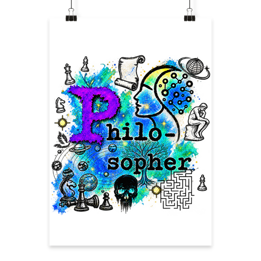 The Philosopher - Poster Din A3 (hoch)