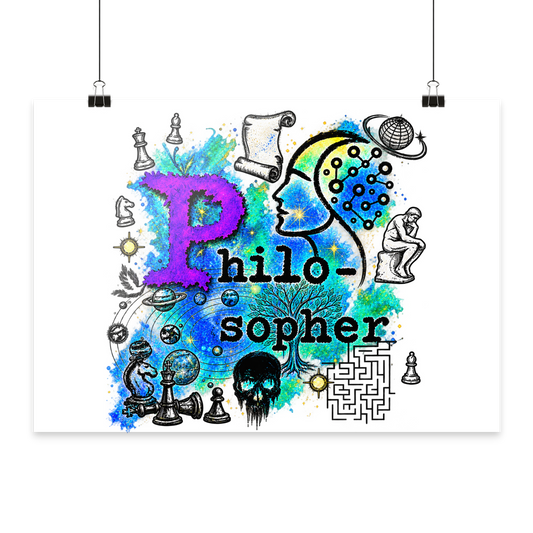 The Philosopher - Poster Din A3 (quer)