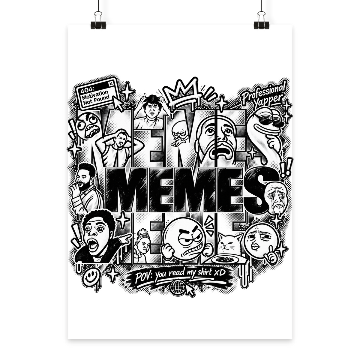 The MEME - Poster Din A4 (hoch)