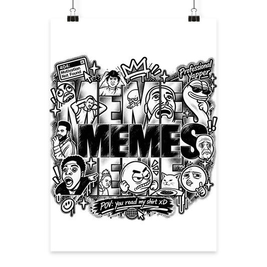 The MEME - Poster Din A4 (hoch)