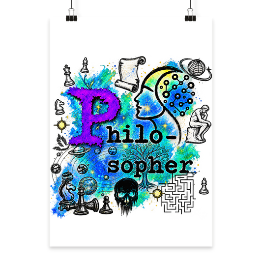 The Philosopher - Poster Din A4 (hoch)