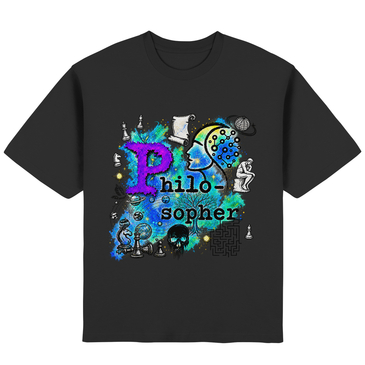 The Philosopher - Streetwear Oversized T-Shirt
