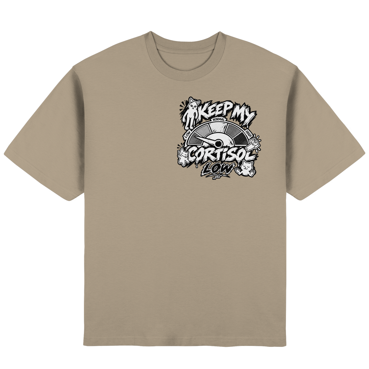 low CORTiSOL - Streetwear Oversized T-Shirt