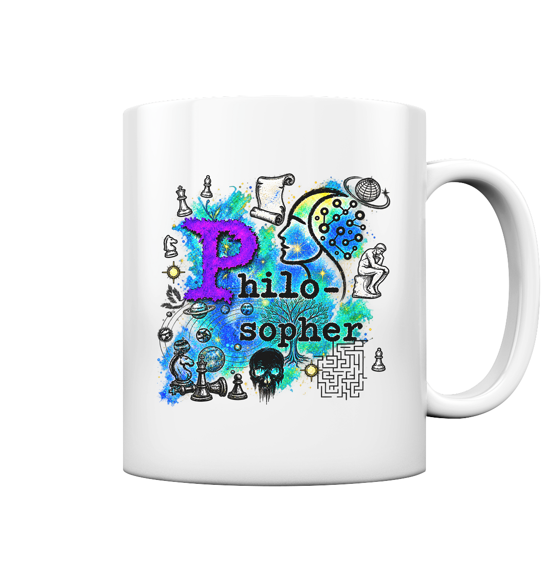 The Philosopher - Tasse glossy