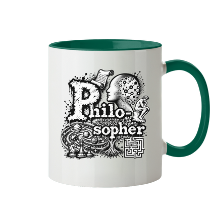 The Philosopher - Tasse zweifarbig