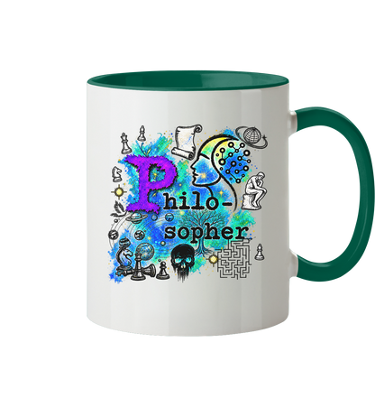 The Philosopher - Tasse zweifarbig