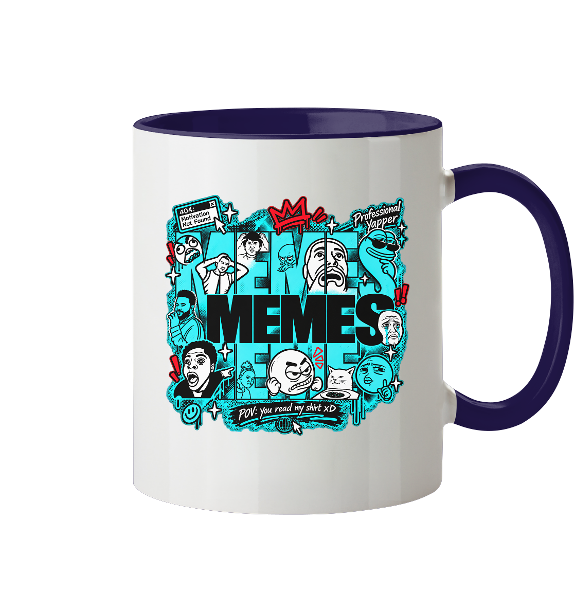 The Meme - Tasse zweifarbig