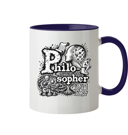 The Philosopher - Tasse zweifarbig