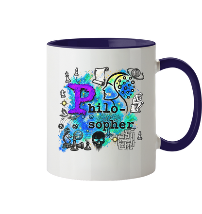 The Philosopher - Tasse zweifarbig