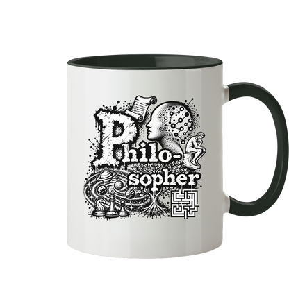 The Philosopher - Tasse zweifarbig