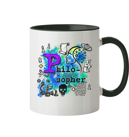 The Philosopher - Tasse zweifarbig