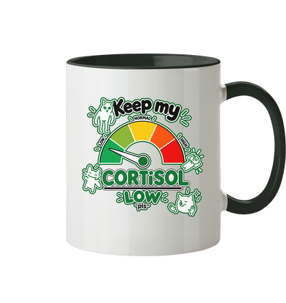 low CORTiSOL - Tasse zweifarbig