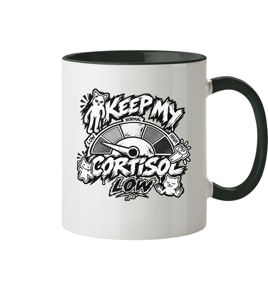 low CORTiSOL - Tasse zweifarbig