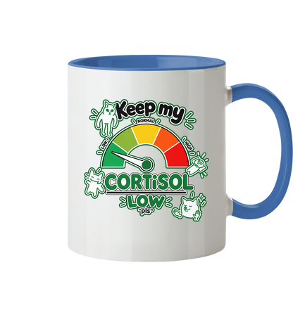low CORTiSOL - Tasse zweifarbig