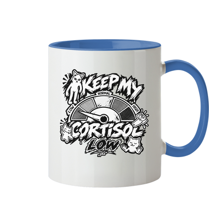 low CORTiSOL - Tasse zweifarbig