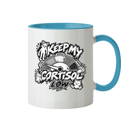 low CORTiSOL - Tasse zweifarbig