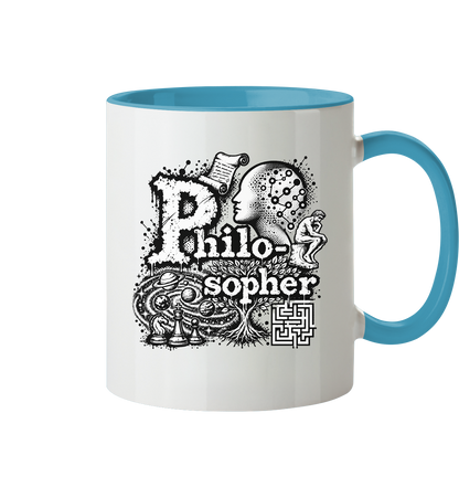 The Philosopher - Tasse zweifarbig