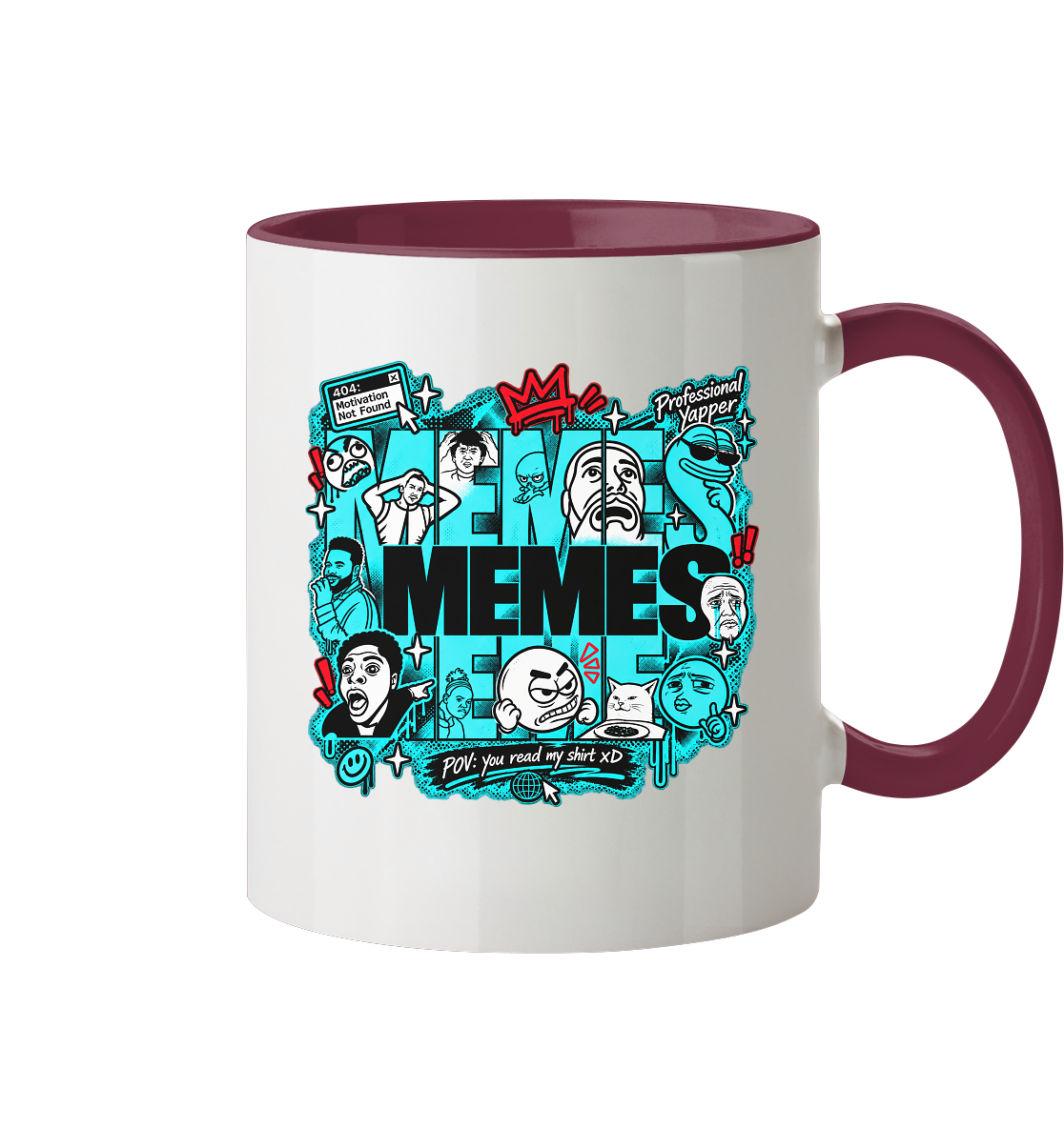 The Meme - Tasse zweifarbig