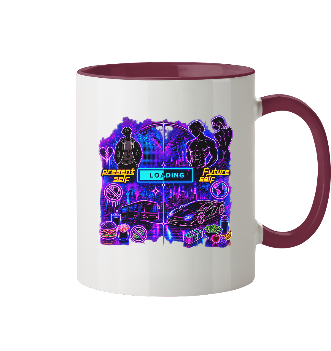 LOADiNG - Tasse zweifarbig