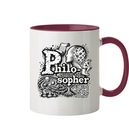 The Philosopher - Tasse zweifarbig