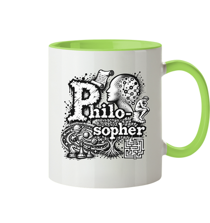 The Philosopher - Tasse zweifarbig