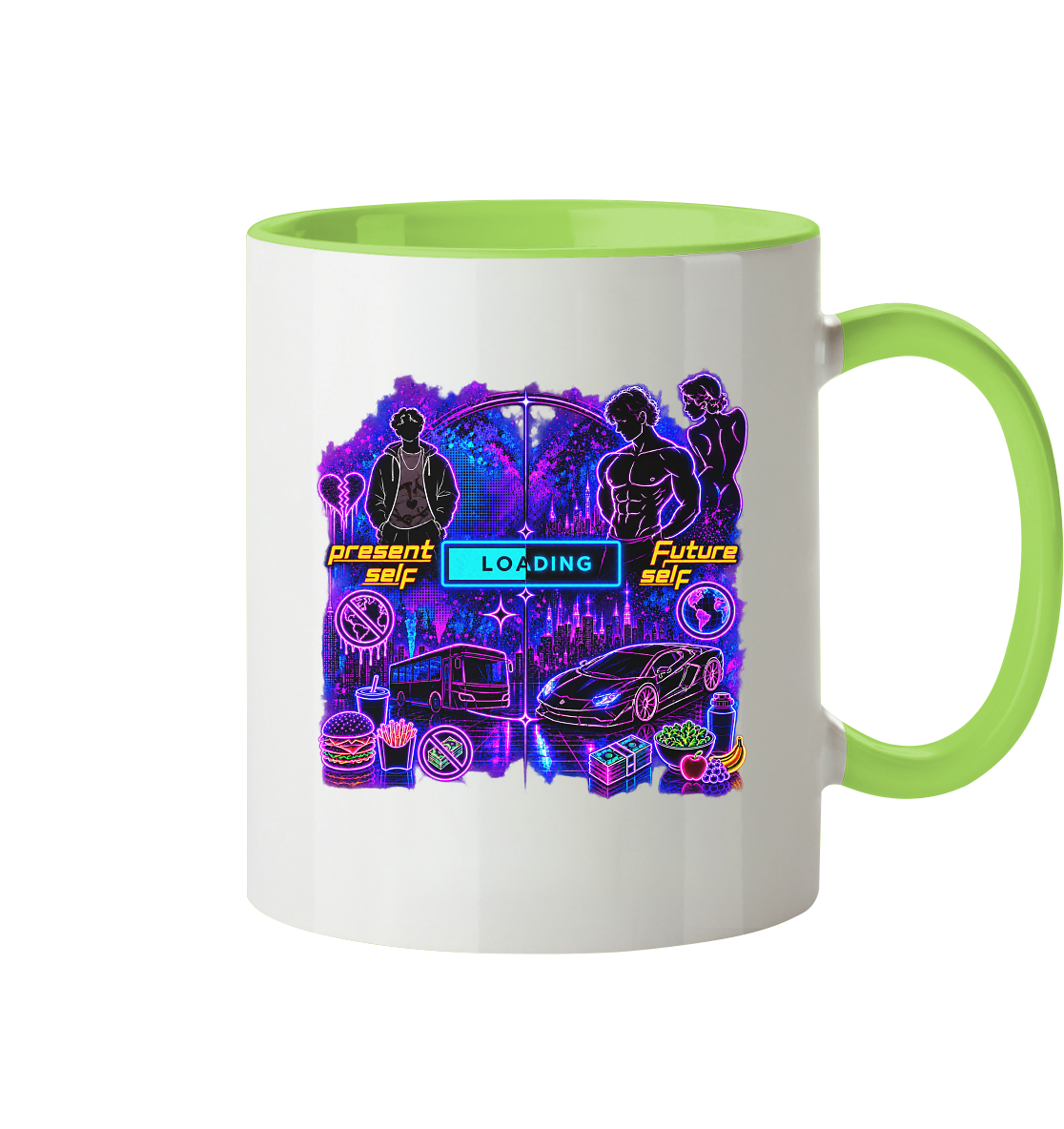 LOADiNG - Tasse zweifarbig
