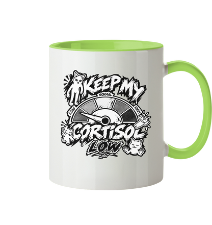 low CORTiSOL - Tasse zweifarbig