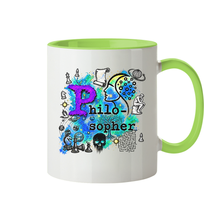 The Philosopher - Tasse zweifarbig