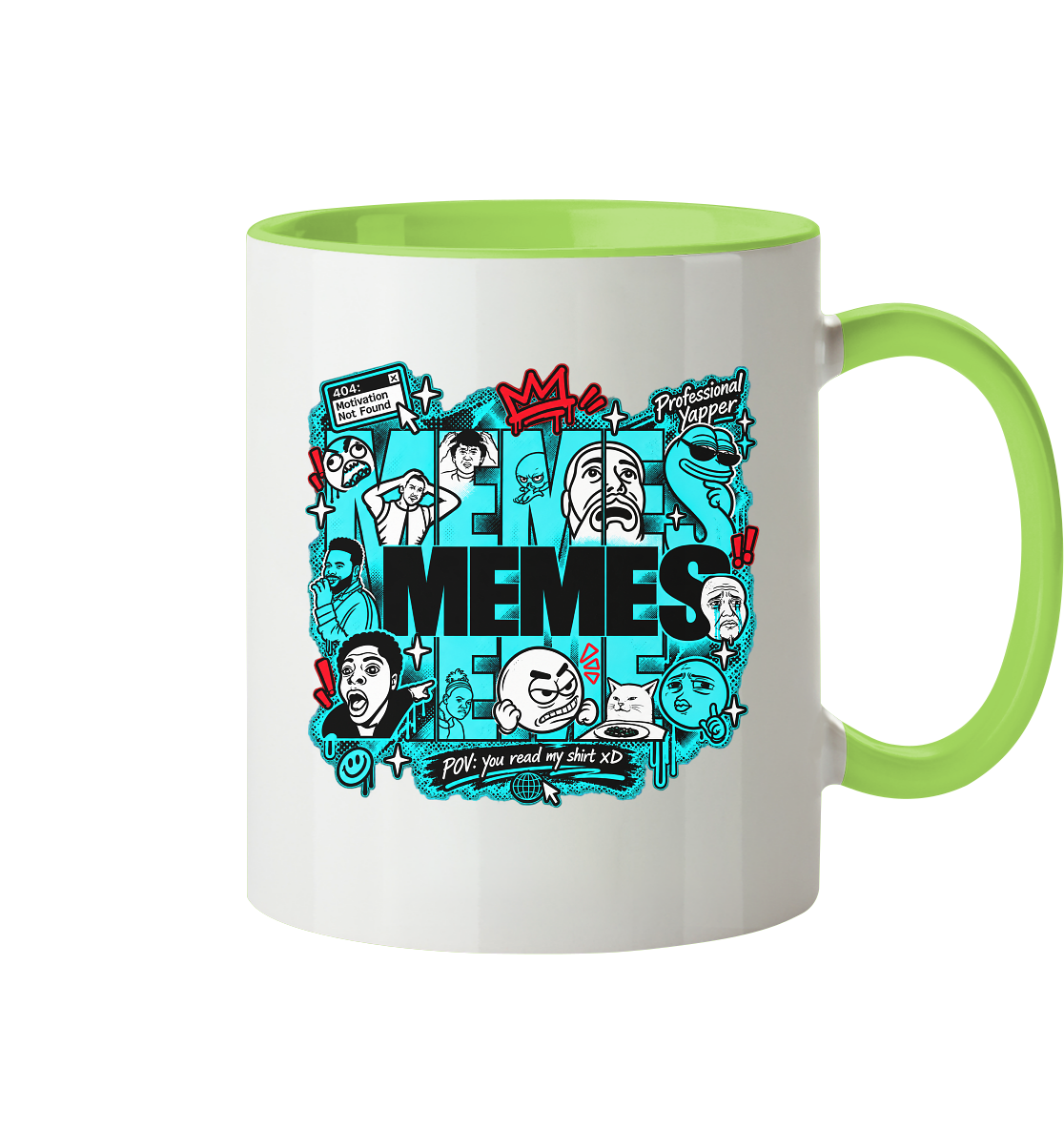 The Meme - Tasse zweifarbig