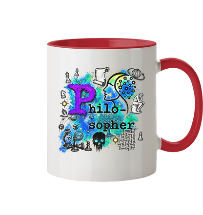 The Philosopher - Tasse zweifarbig